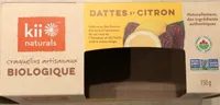 Craquelins artisanaux biologique dattes et citron
