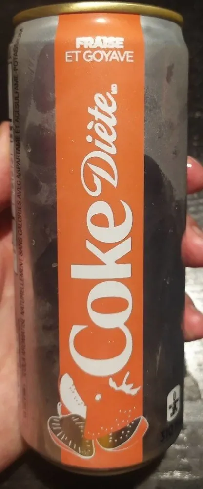 Coke diète fraise et goyave