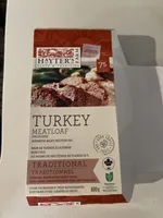 Turkey Meatloaf, Uncooked