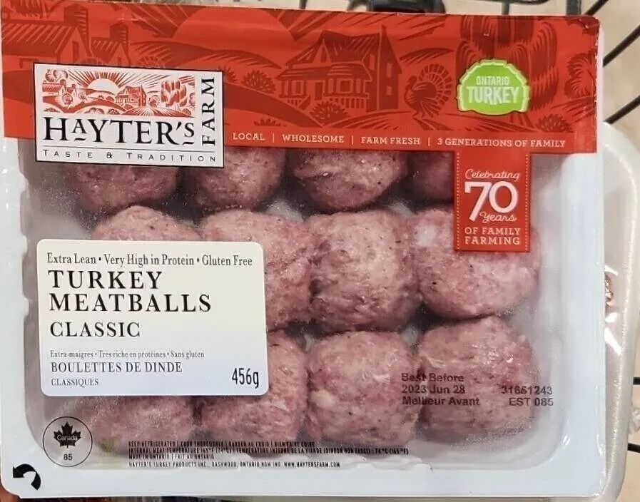 Turkey meatballs classic