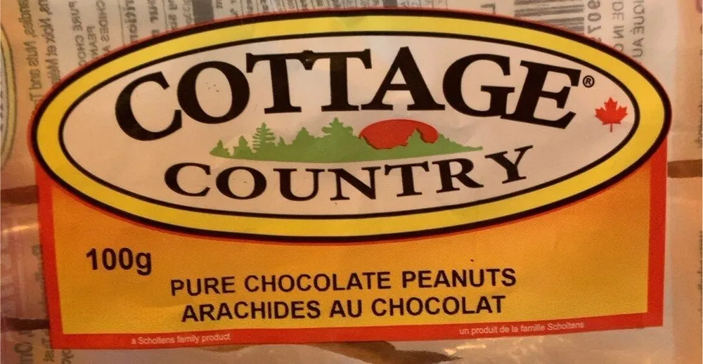 cottage country chocolate peanuts