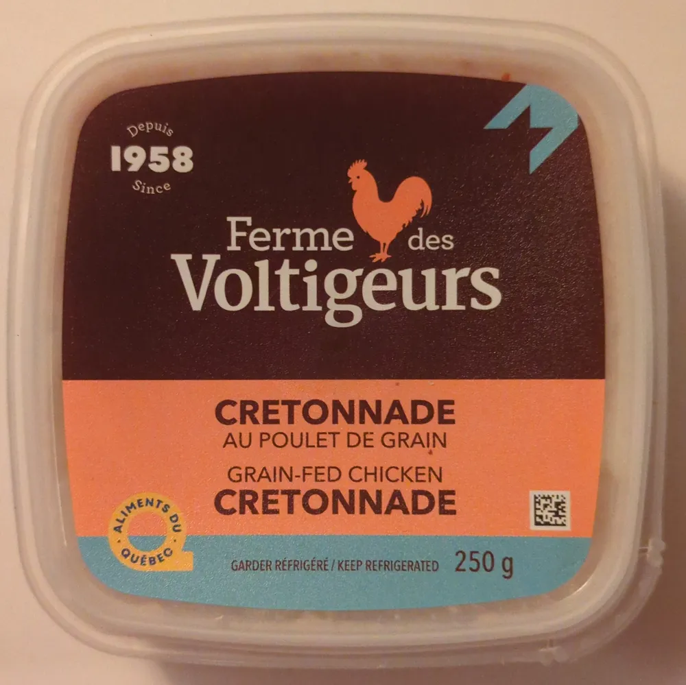 Cretonnade au poulet de grain