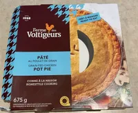 Grain-fed chicken pot pie