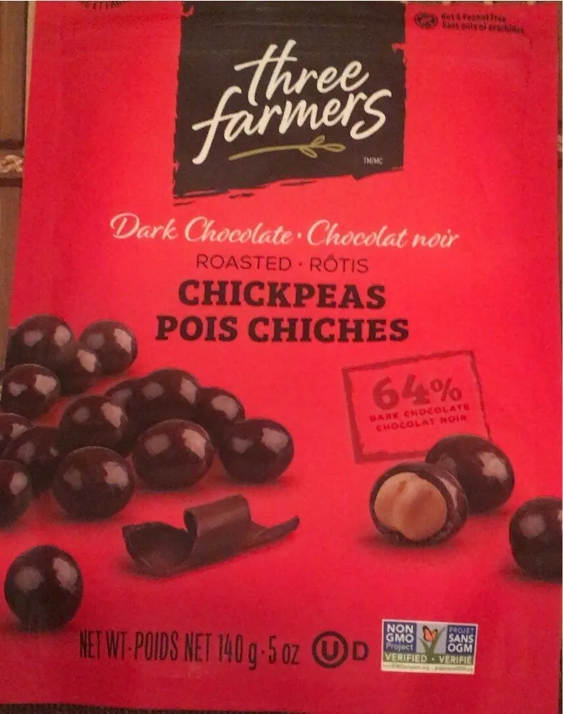 Dark chocolate Roasted chickpeas
