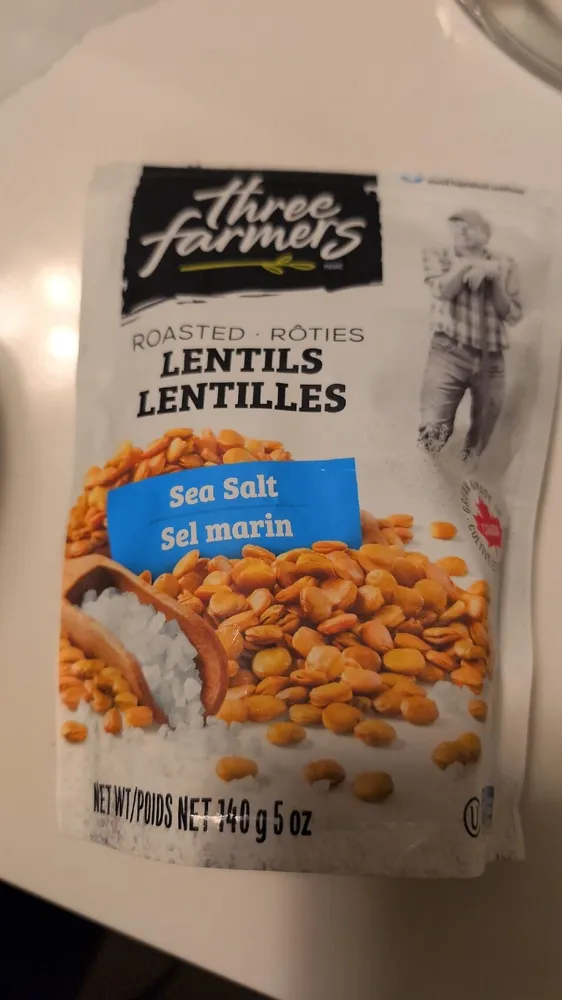 Crunchy Roasted Lentils Sea Salt