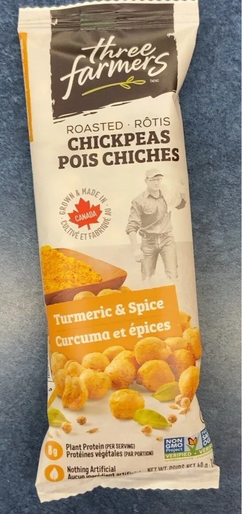 Roasted Chickpeas, Turmeric & Spice