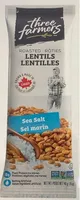 Sea salt roasted lentils