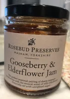 Gooseberry & elderflower jam