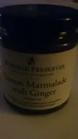 Lemon marmelade with ginger