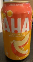 Boisson à l'eau pétillante Pêche + Miel