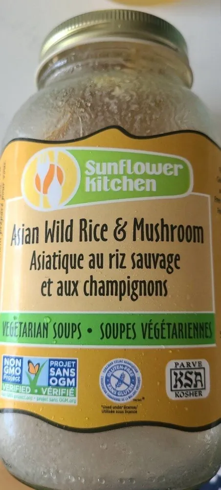 Asian Wild Rice & Mushroom Soup