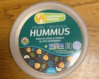Garlic & Spinach Organic Hummus