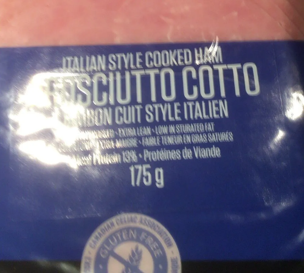Prosciutto cotto