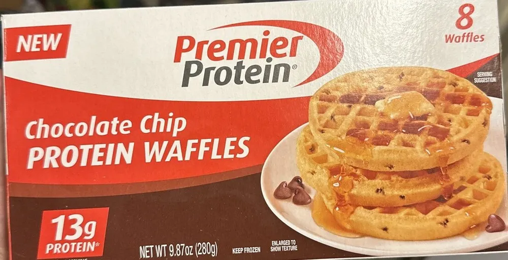 Chocolate Chip Protein Waffles