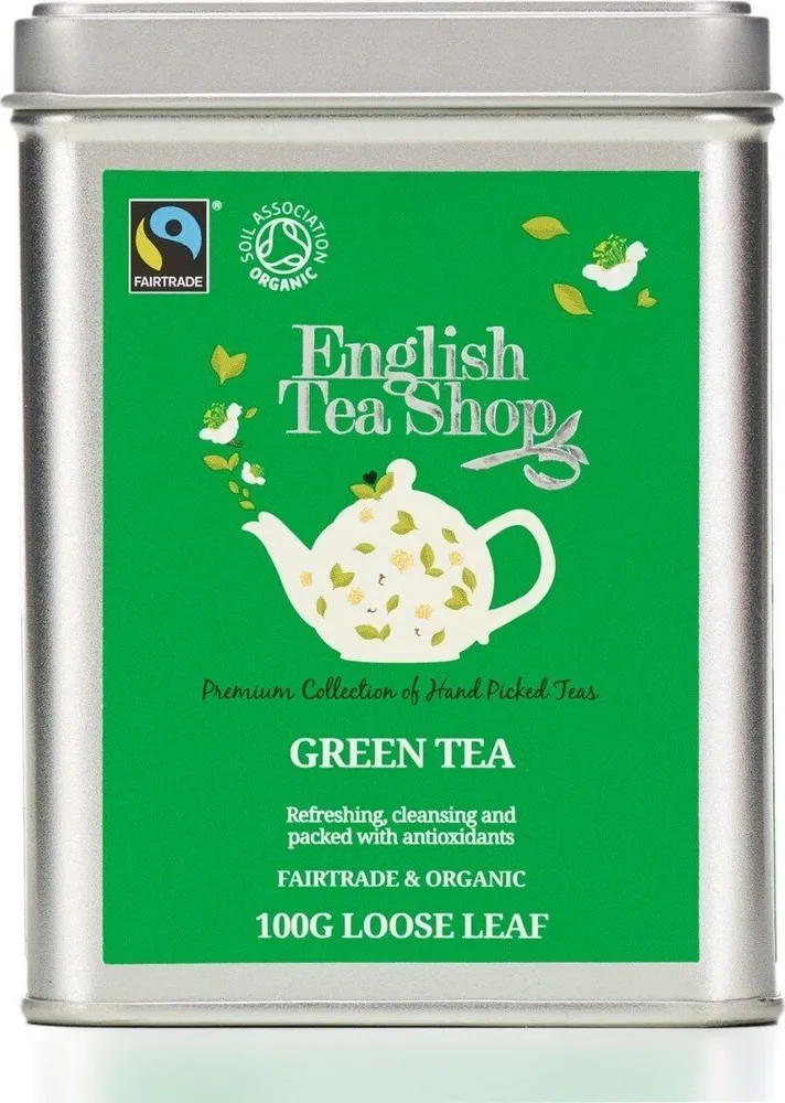 English tea shop green tea fairtrade and organic loose tea