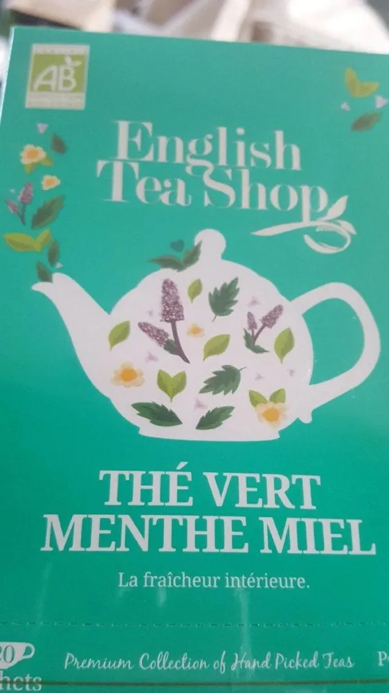 Thé vert menthe miel