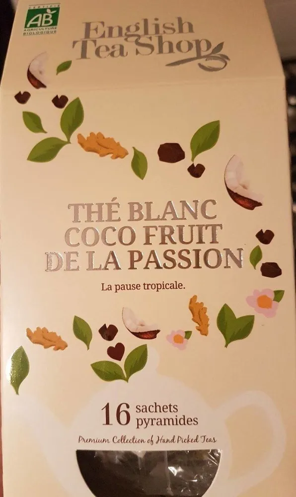 Thé blanc coco fruit de la passion