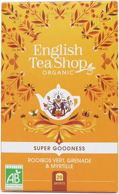 Rooibos vert, Grenade & Myrtille