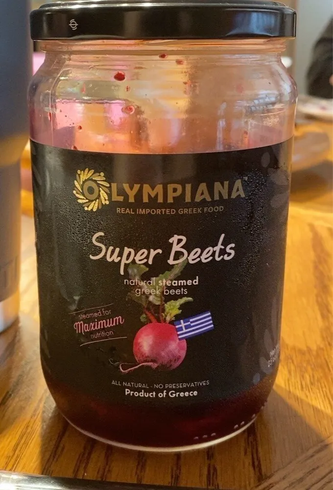 Super Beets natural steamed greek beets