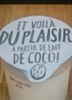 Dessert au lait de noix de coco