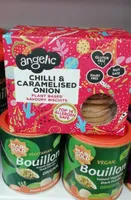 Chilli caramelised onion biscuits