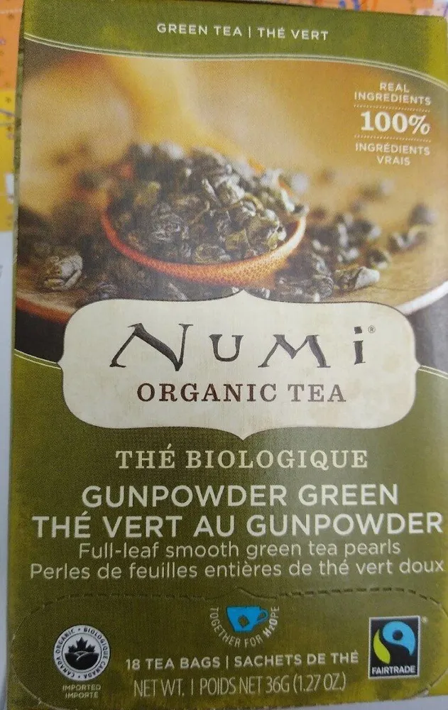 Organic Gunpowder Green Tea Pearls