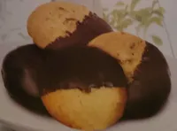 Chocolate coated cookies gluten free
