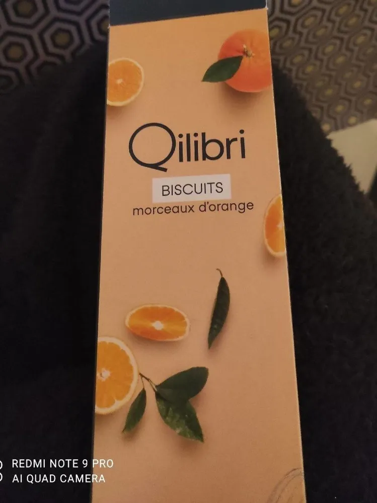 Biscuits morceaux orange
