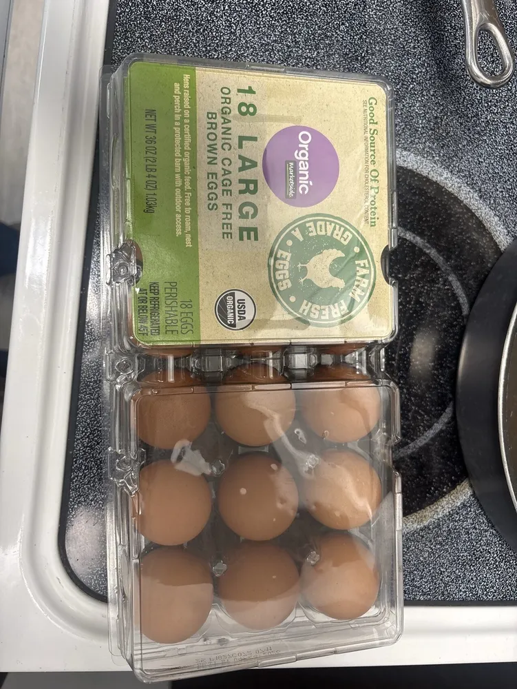 Cage Free 18 Large Brown Eggs
