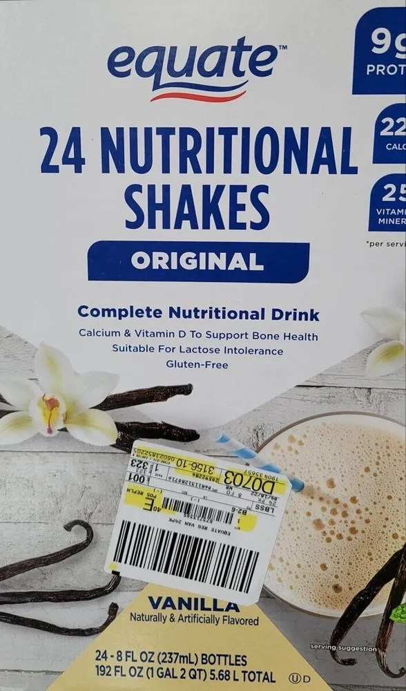 Equate nutritional shakes
