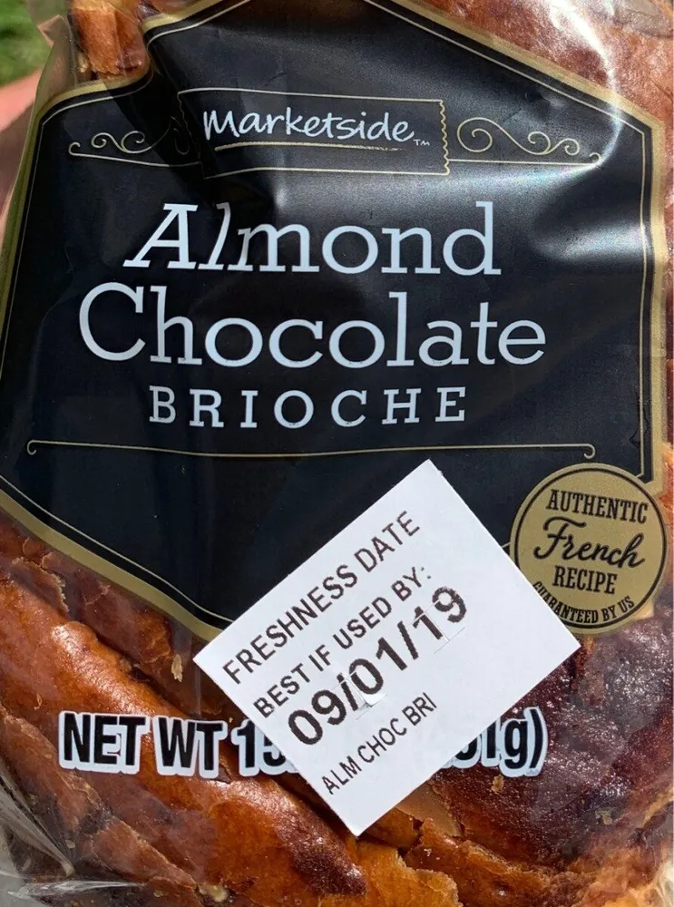 Almond chocolate brioche