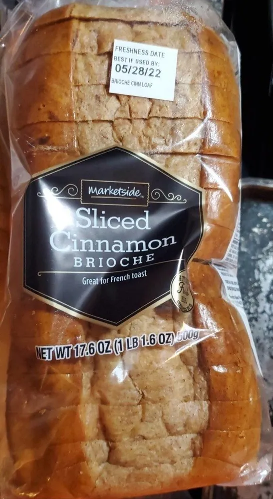 Sliced Cinnamon Brioche