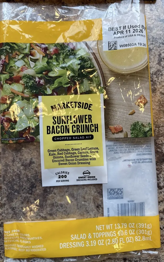 SUNFLOWER BACON CRUNCH CHOPPED SALAD KIT