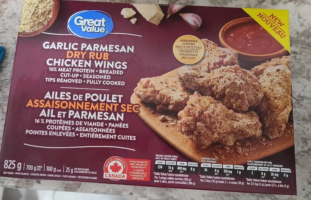 Garlic Parmesan Dry Rub Chicken Wings