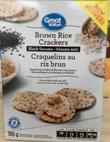 Brown Rice Crackers Craquelins au riz brun