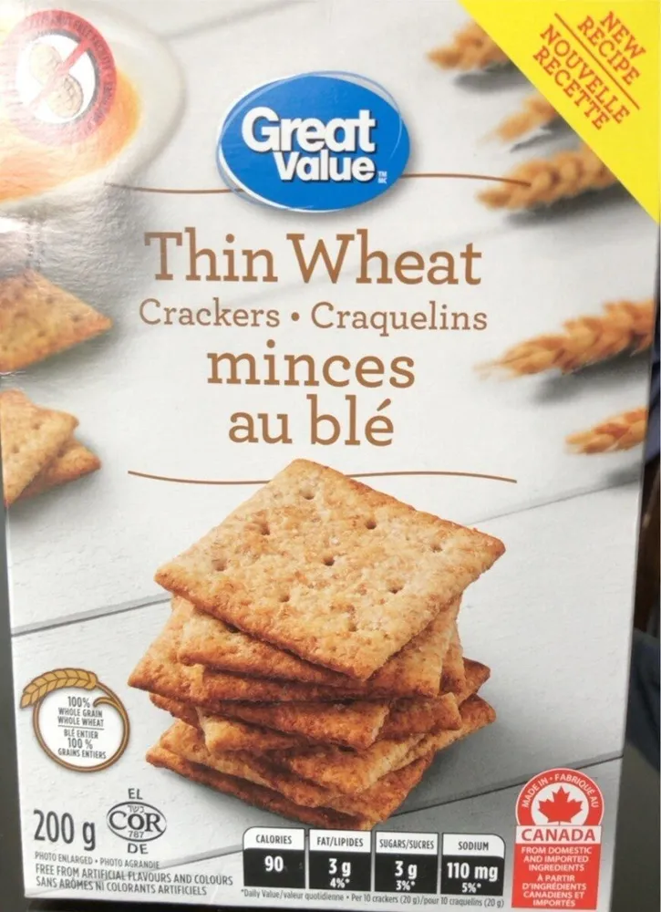 Craquelins minces au ble