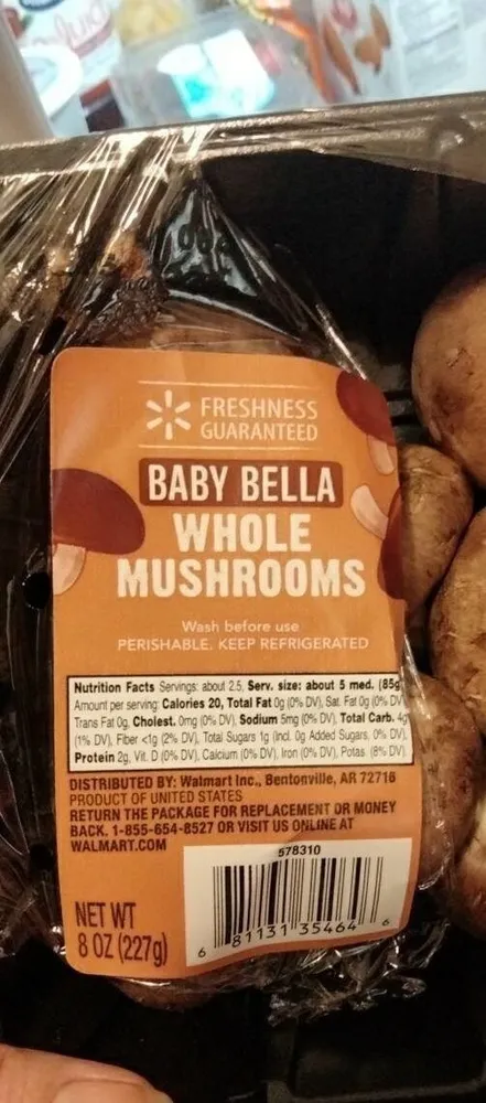BABY BELLA WHOLE MUSHROOMS