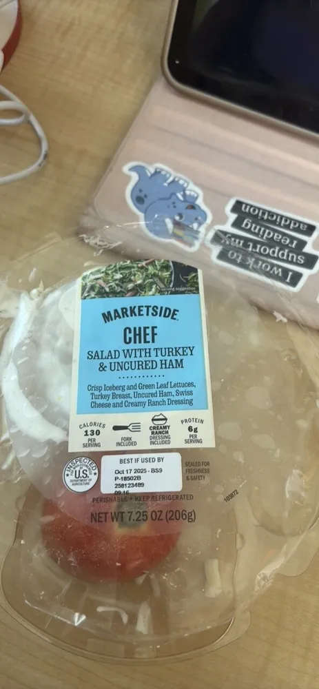 CHEF SALAD WITH TURKEY & UNCURED HAM