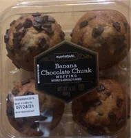 BANANA CHOCOLATE CHUNK MUFFINS