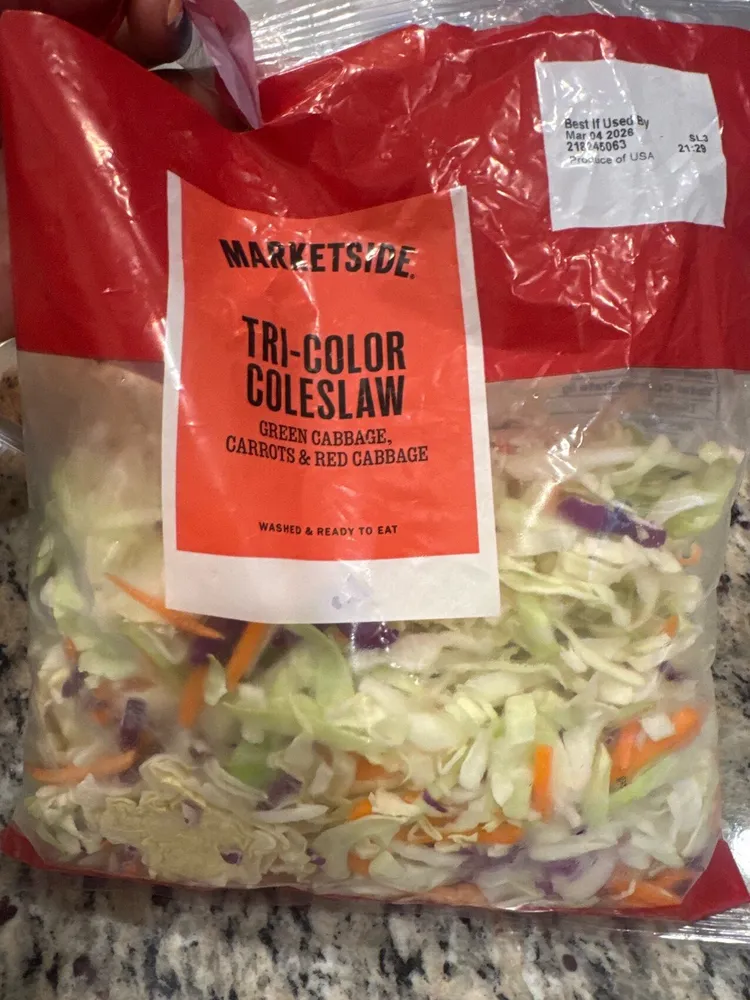 Tri-color coleslaw