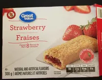 Barre de céréales aux fraises Great Value