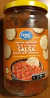 Salsa épaisse avec morceaux