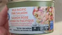 Saumon rose sauvage du pacifique