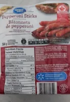 Pepperoni sticks