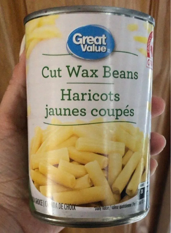 haricots jaunes coupés