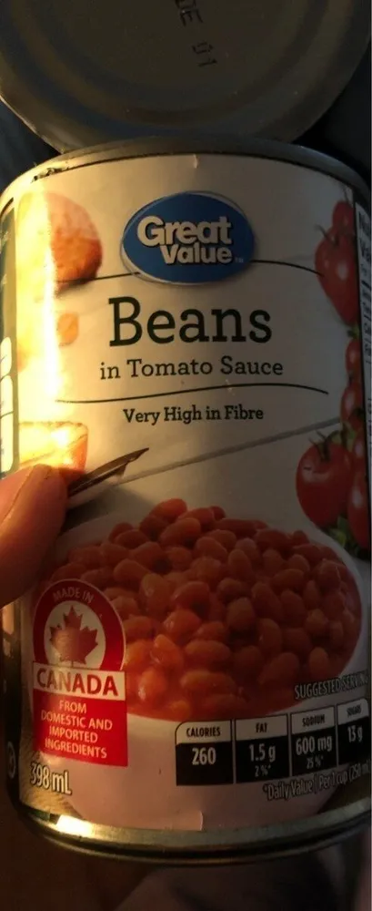 Beans intomatosauce