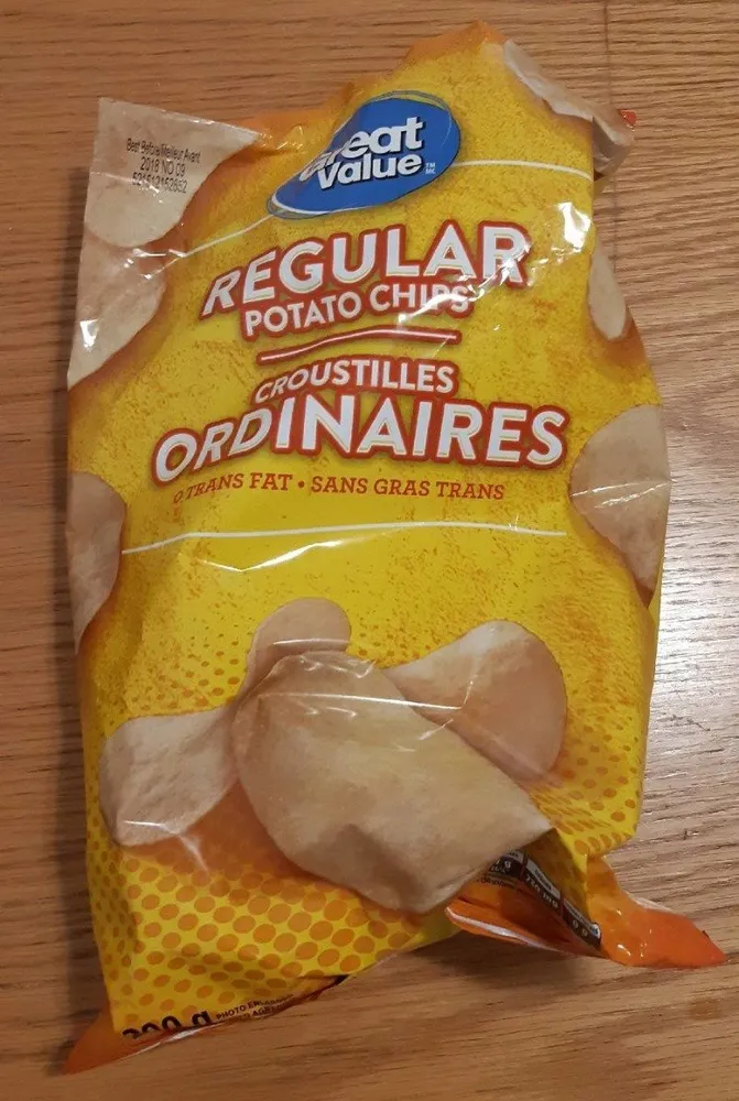 Regular potato chips