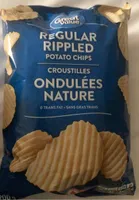 Regular rippled potato chips