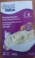 Purée de pomme de terre instantanée ail rôti