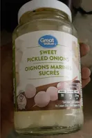 Sweet pickled onions